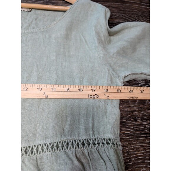 Lungo L'Arno Linen Dress Made in Italy Medium - Picture 7 of 8